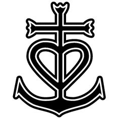 Cross-Anchor-Heart Composite Symbol