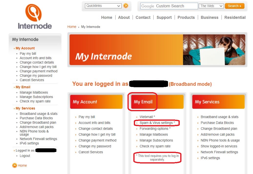 Internode Screen Shot 3